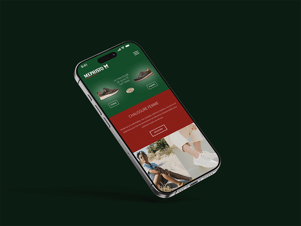 Interface Homepage Mephisto